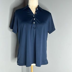 Lady Hagen Hydro-Dry Navy Blue Golf  Women’s Shirt